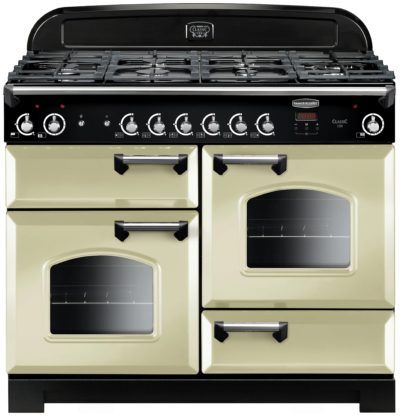 Rangemaster Classic 110cm Gas Range Cooker - Cream.